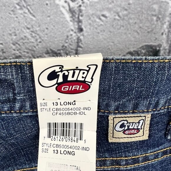 Cruel Girl Boot Cut Jeans Juniors 13 Tall Stretch NWT - Picture 7 of 8
